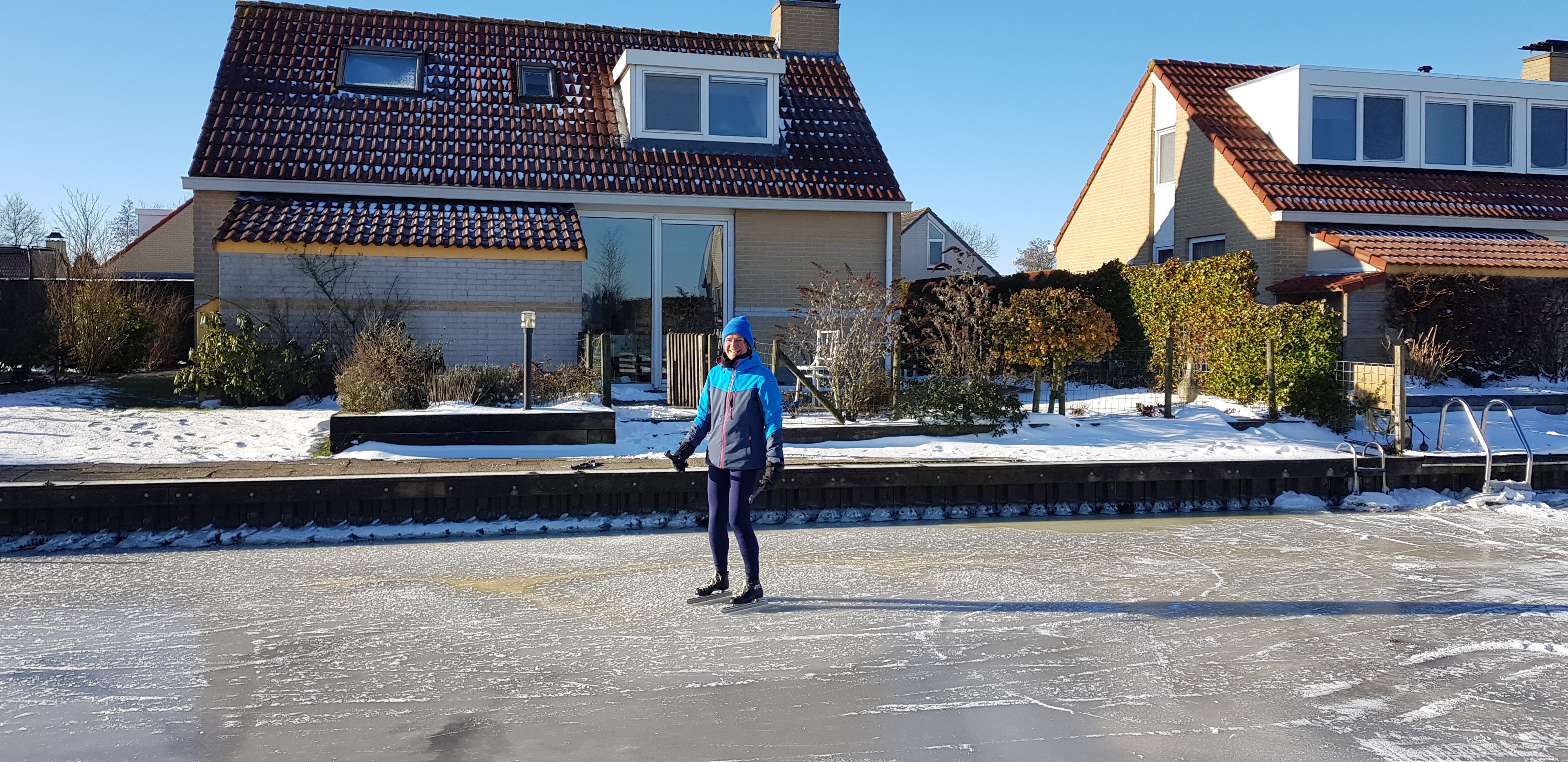 schaatsen in balk